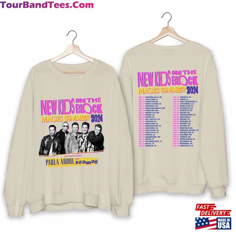 New Kids On The Block Magic Summer Tour Shirt Band Fan Sweatshirt Classic 29Uf192665 – Utopia Fashion