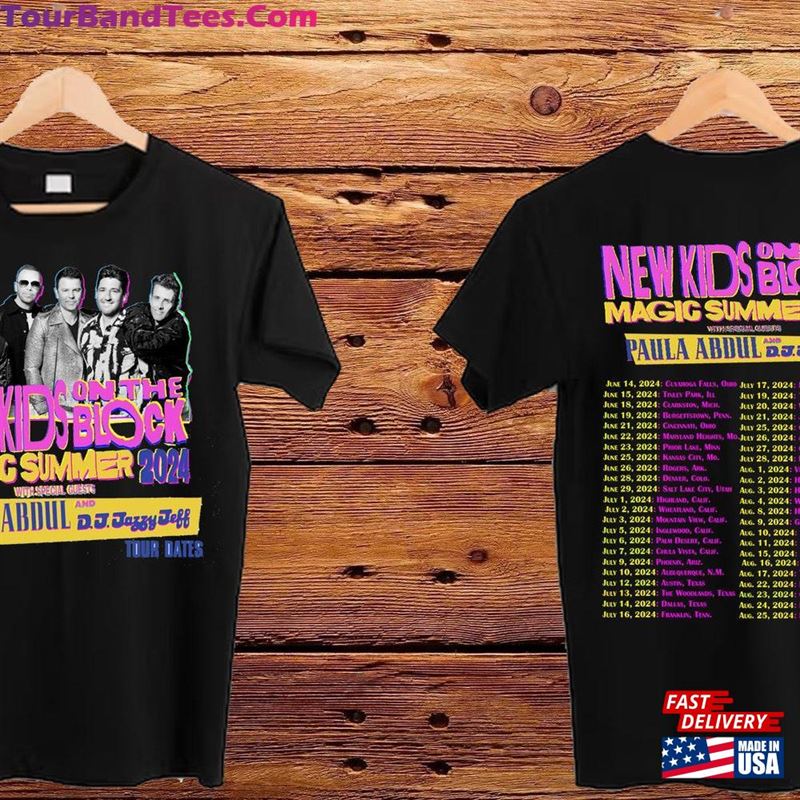 New Kids On The Block Magic Summer Tour Shirt Band Fan Unisex T-Shirt 29Uf211778 – Utopia Fashion