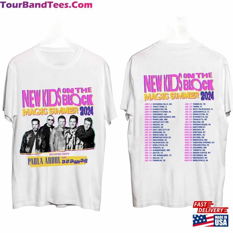 New Kids On The Block Tour Shirt Magic Summer Band Fan Hoodie Unisex 29Uf207004 – Utopia Fashion