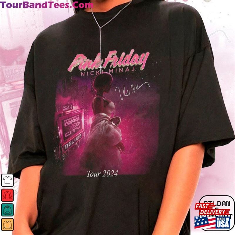 New Nicki Minaj Pink Friday Tour T-Shirt Shirt Fan Hoodie Classic 29Uf193030 – Utopia Fashion