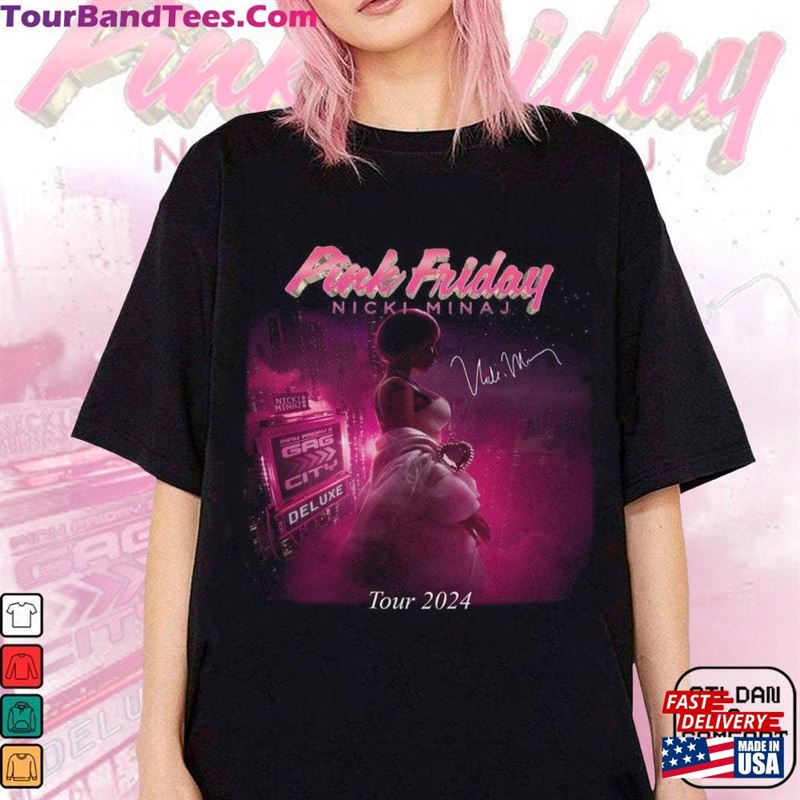 New Nicki Minaj Pink Friday Tour T-Shirt Shirt Fan Hoodie Classic 29Uf193030 – Utopia Fashion