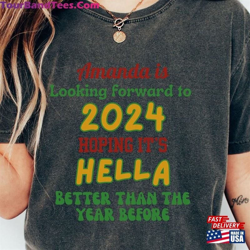 New Years Custom First Name Shirt Looking Forward Personalized Year Family Hoodie T-Shirt 29Uf206957 – Utopia Fashion