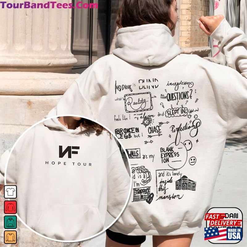 Nf Happy Rap Shirt Double Sided With Spotify Code Graphic Sweatshirt Hope Tour Hoodie 29Uf202003 – Utopia Fashion