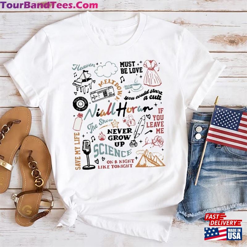 Niall Horan Album Tracklist Tshirt Live On Tour T-Shirt Fan Gift Shirt Classic Sweatshirt 29Uf193280 – Utopia Fashion