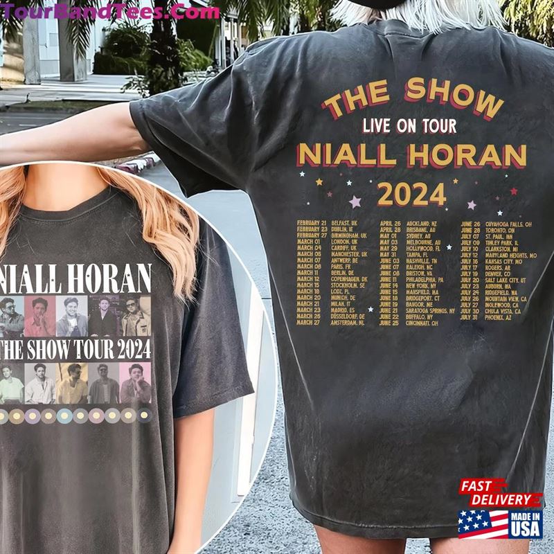 Niall Horan Vintage Merch Shirt Sides Tour The Show Album 90S Tee Classic Hoodie 29Uf192497 – Utopia Fashion