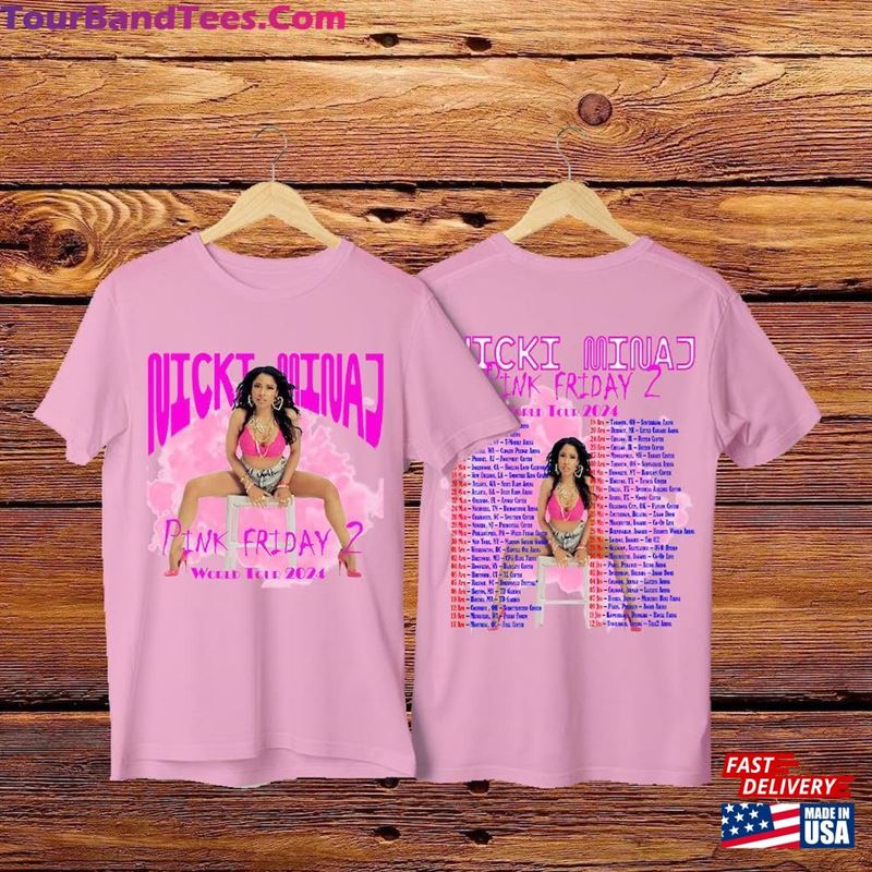 Nicki Minaj Pink Friday Gag City World Tour Shirt T-Shirt Classic 29Uf191499 – Utopia Fashion