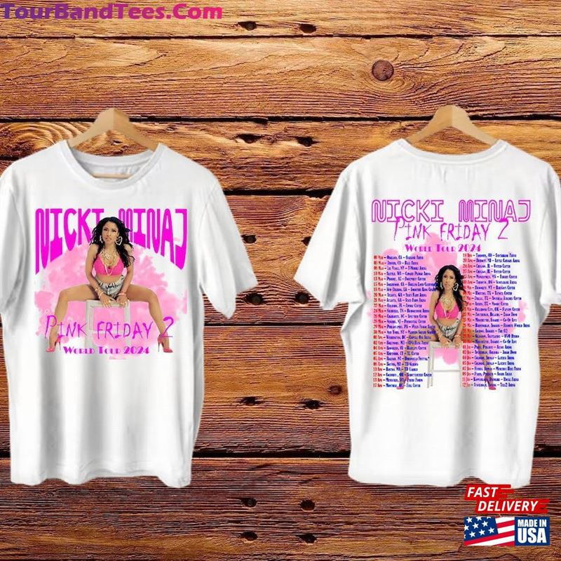 Nicki Minaj Pink Friday Gag City World Tour Shirt T-Shirt Classic 29Uf191499 – Utopia Fashion