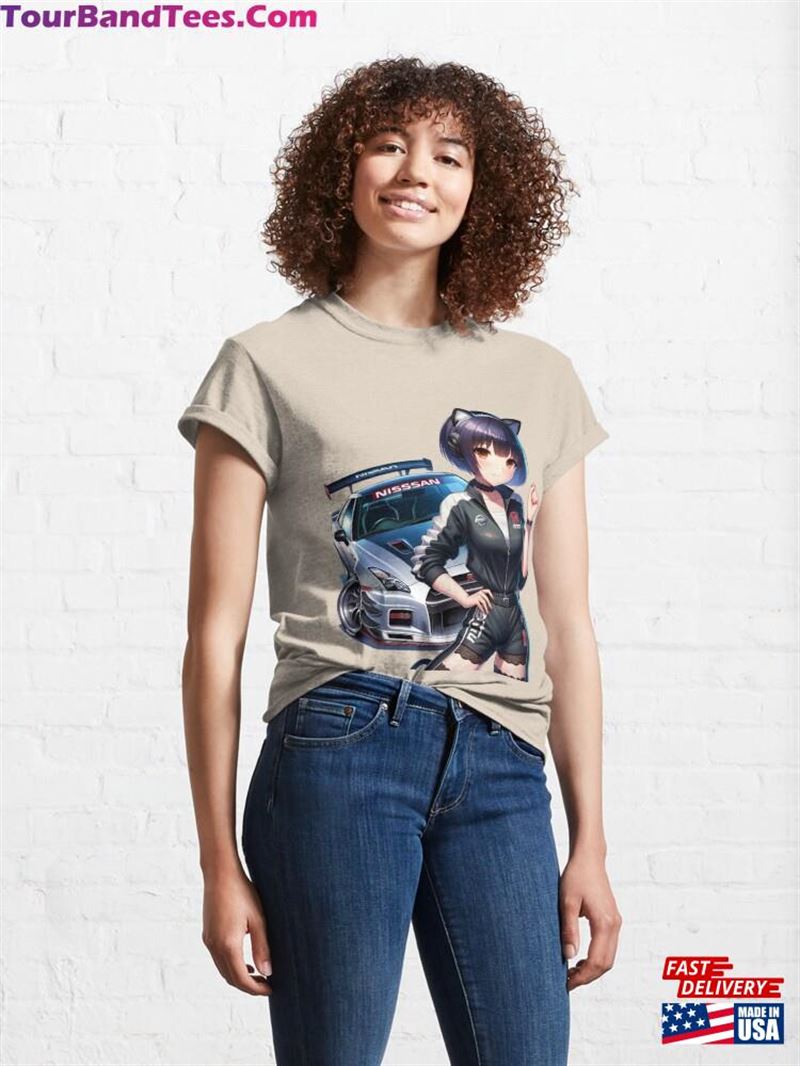 Nissan Gtr Anime Girl Classic T-Shirt Hoodie Unisex 29Uf192928 – Utopia Fashion