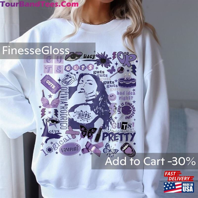 Olivi@ Rodrig Guts Shirt Merch Tour Sweatshirt Classic 29Uf211938 – Utopia Fashion