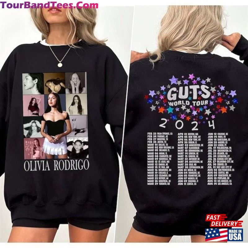 Olivia Guts Tour Shirt Rodrigo Sweatshirt Track List Aesthetic Merch T-Shirt Hoodie 29Uf192048 – Utopia Fashion