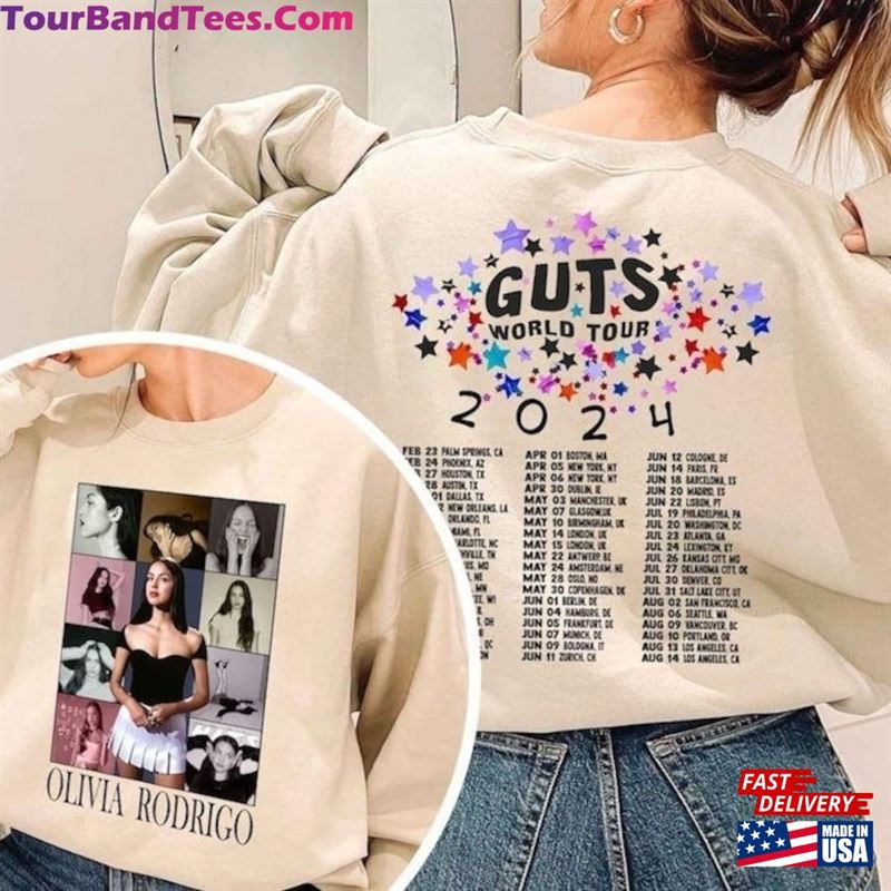 Olivia Guts Tour Shirt Rodrigo Sweatshirt Track List Aesthetic Merch T-Shirt Hoodie 29Uf192048 – Utopia Fashion