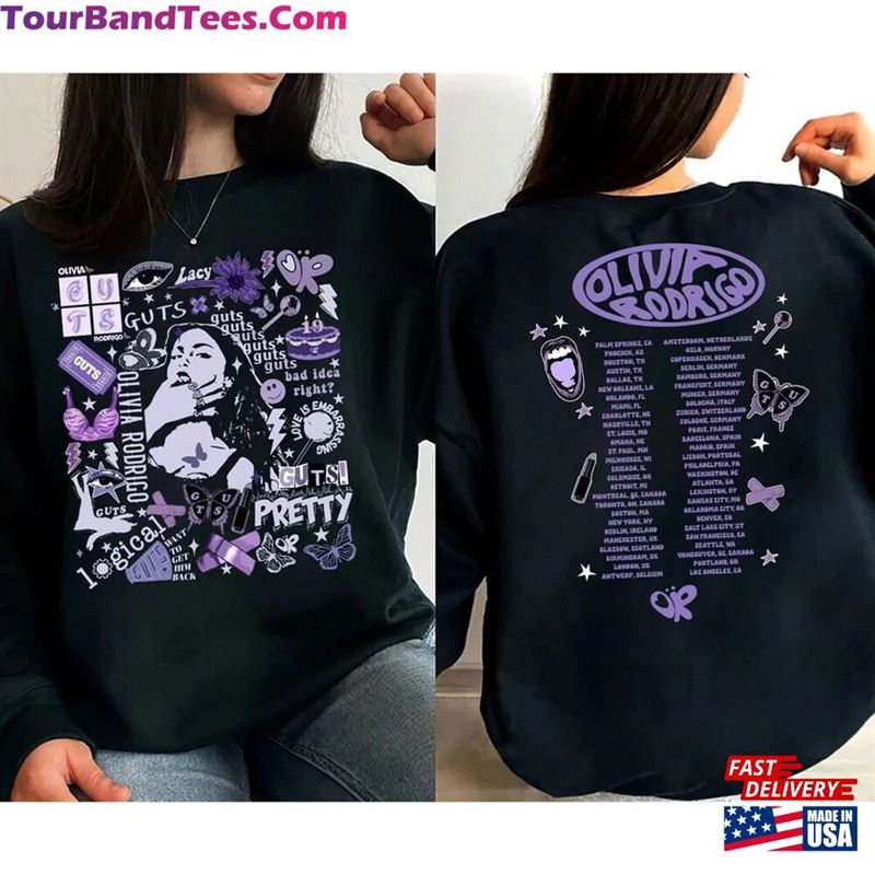 Olivia Guts Tour Shirt Rodrigo Sweatshirt Hoodie 29Uf201995 – Utopia Fashion