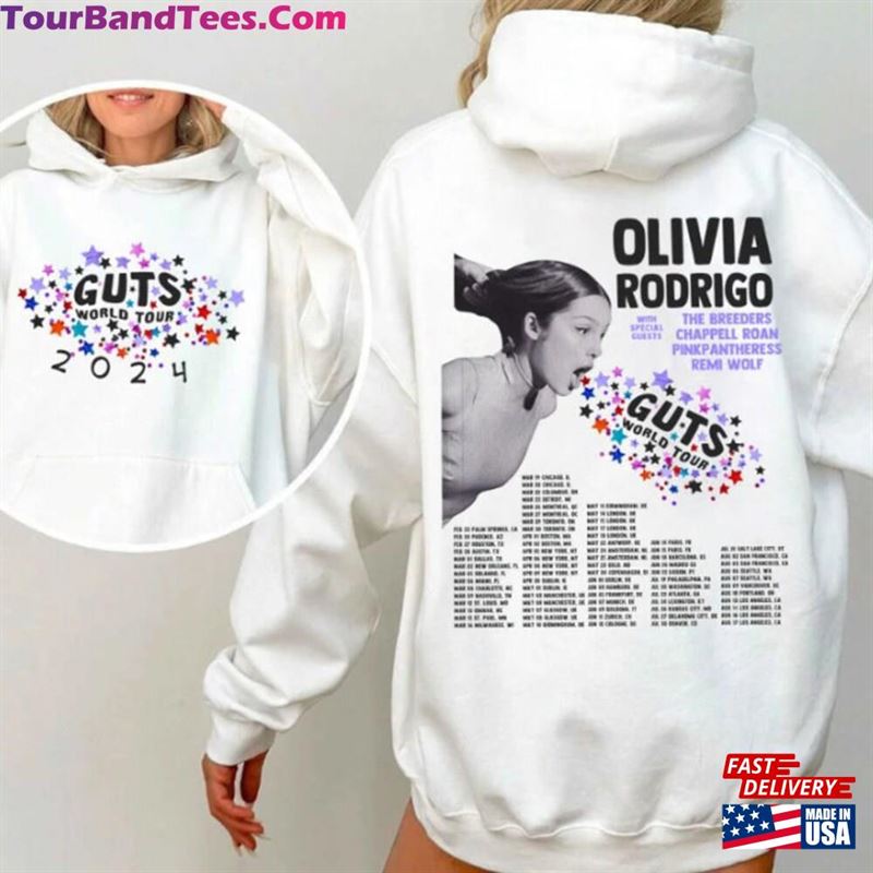 Olivia Rodrigo Guts Merch Shirt Tour T-Shirt Hoodie 29Uf192695 – Utopia Fashion