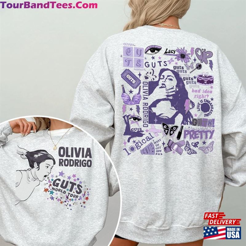 Olivia Rodrigo Guts Shirt Inspired Sour Album Unisex Sweatshirt 29Uf192472 – Utopia Fashion