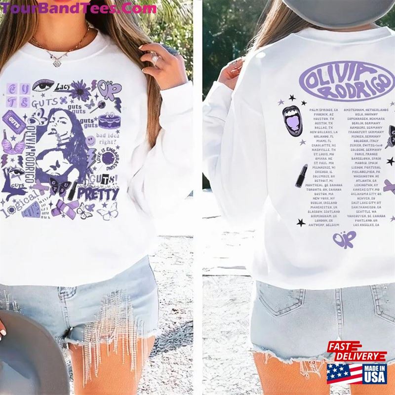 Olivia Rodrigo Guts Shirt Merch Tour Sweatshirt Unisex 29Uf207003 – Utopia Fashion