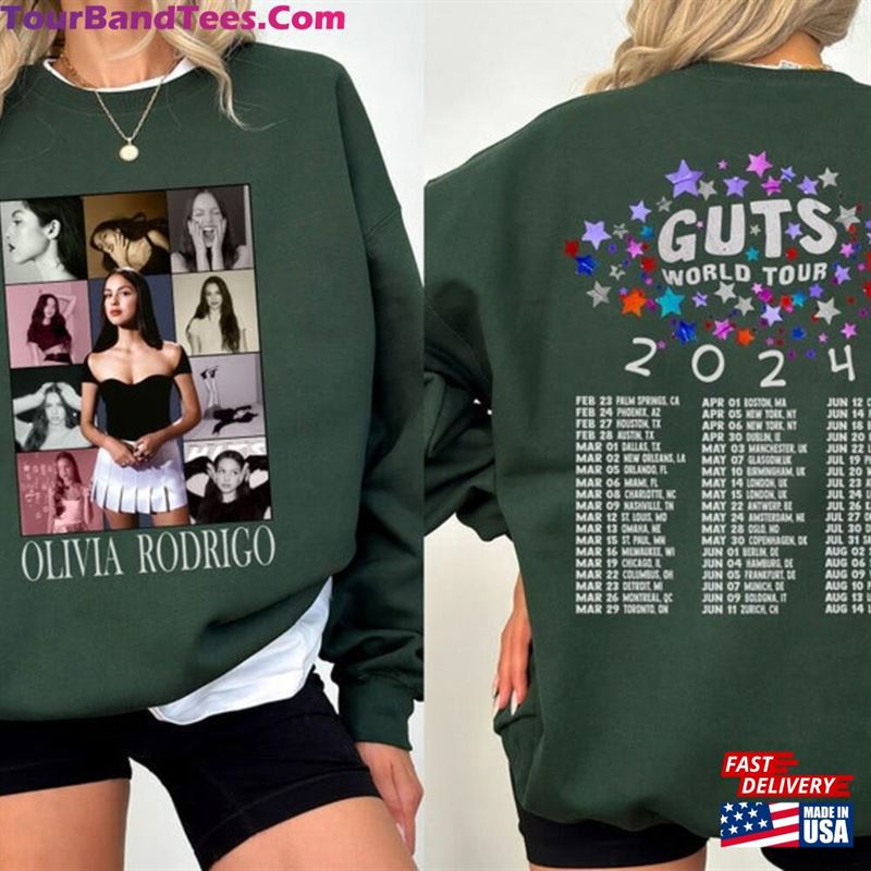 Olivia Rodrigo Guts Shirt Merch Tour Tee Hoodie Sweatshirt 29Uf192997 – Utopia Fashion