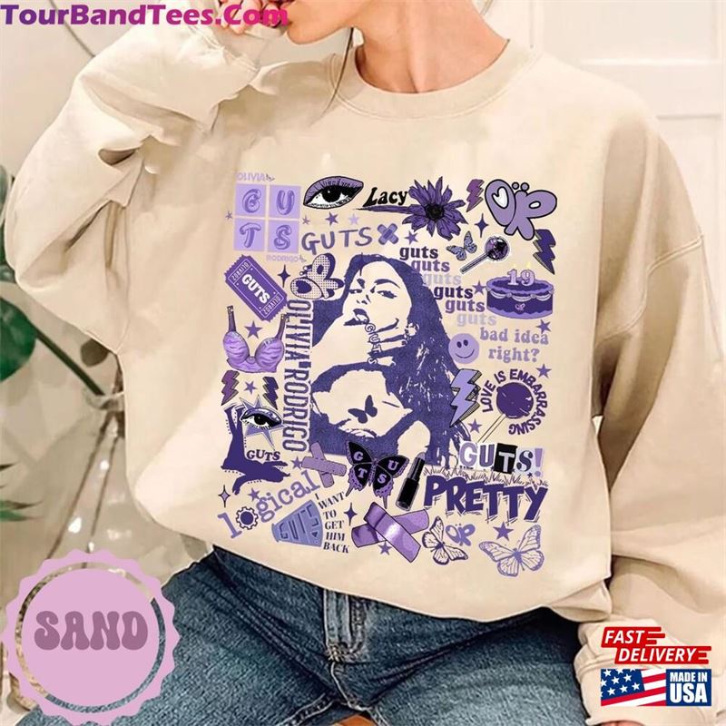 Olivia Rodrigo Guts Shirt Tour T-Shirt Concert Classic 29Uf193645 – Utopia Fashion