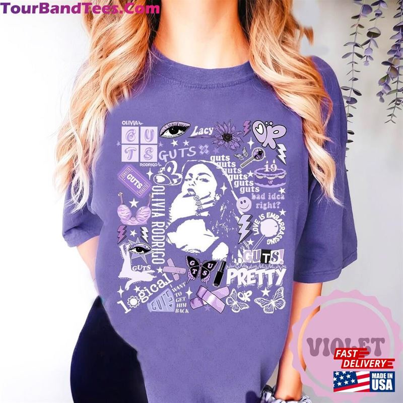 Olivia Rodrigo Guts Shirt Tour T-Shirt Concert Classic 29Uf193645 – Utopia Fashion