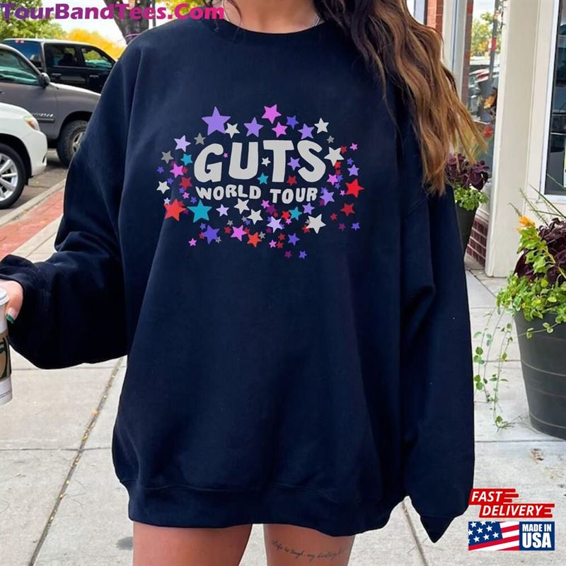 Olivia Rodrigo Guts Tour Shirt The World T-Shirt Classic 29Uf194691 – Utopia Fashion