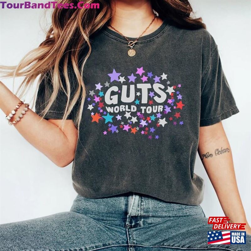 Olivia Rodrigo Guts Tour Shirt The World T-Shirt Classic 29Uf194691 – Utopia Fashion