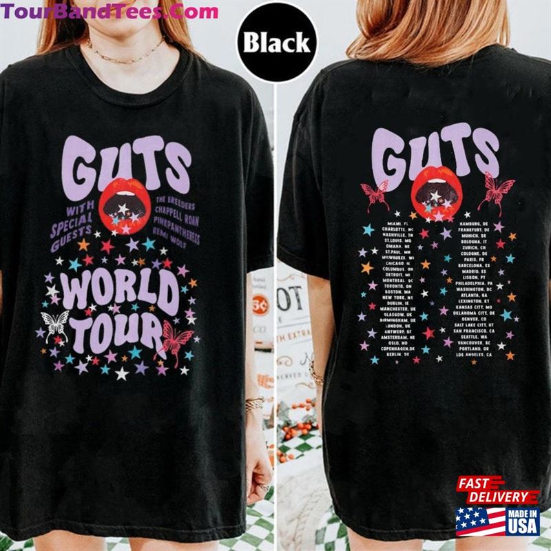 Olivia Rodrigo Guts Tour Shirt World Album Sweatshirt Classic 29Uf192326 – Utopia Fashion