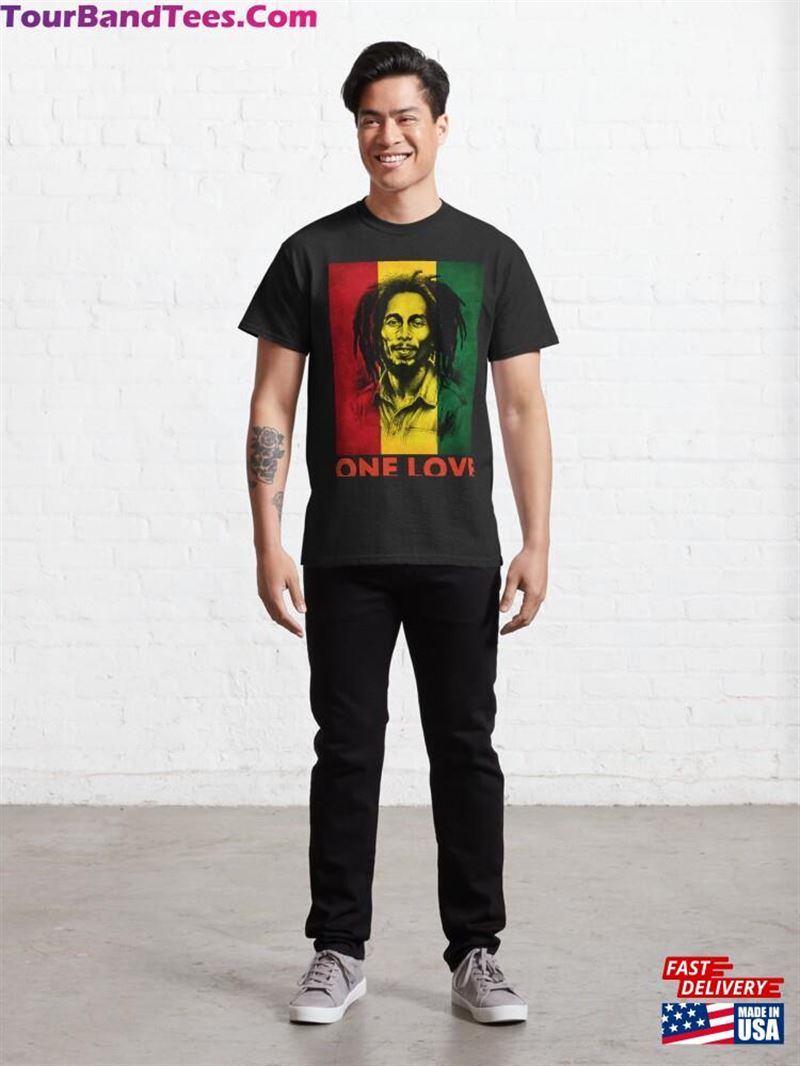 One Love Rasta Reggae Robert Nesta Marley Classic T-Shirt Sweatshirt 29Uf193377 – Utopia Fashion