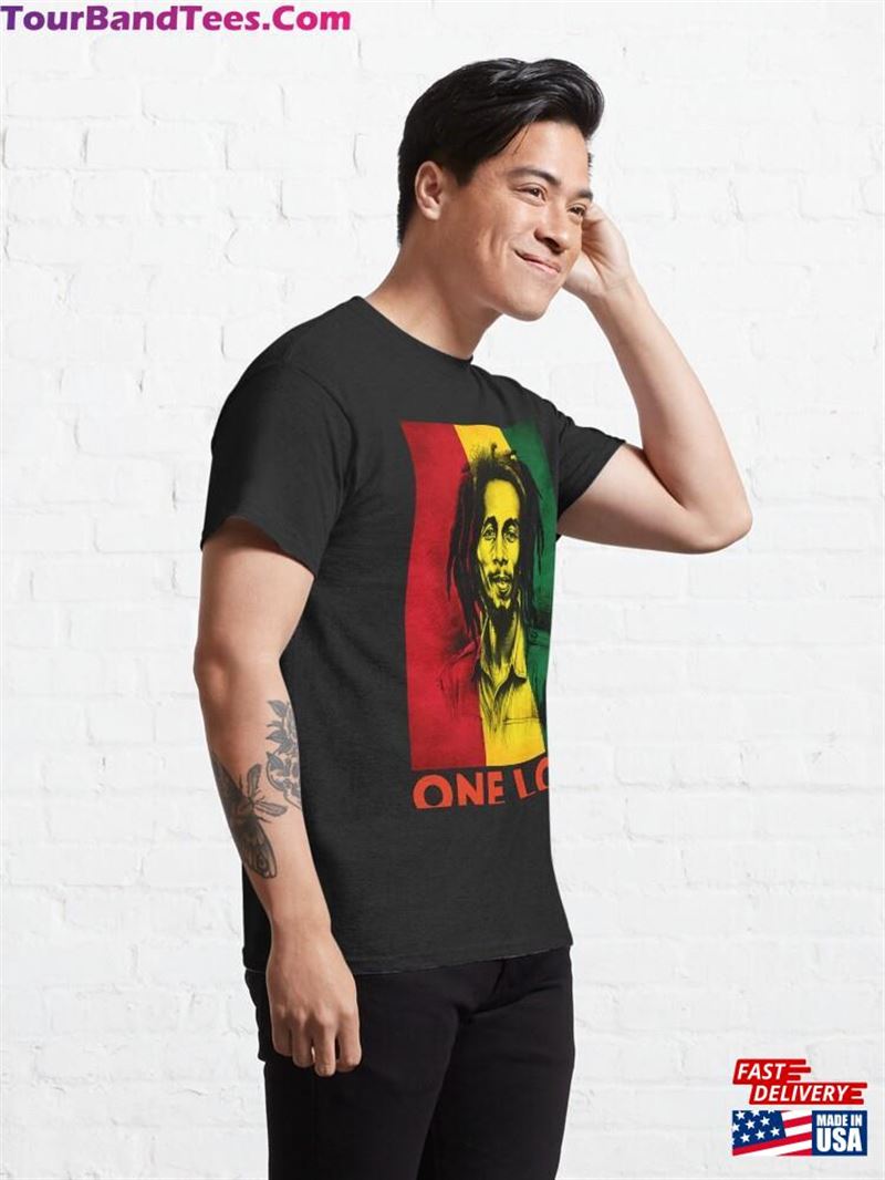 One Love Rasta Reggae Robert Nesta Marley Classic T-Shirt Sweatshirt 29Uf193377 – Utopia Fashion