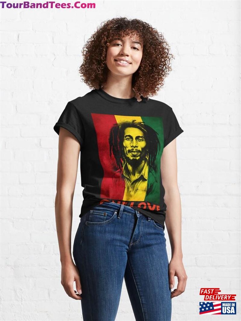 One Love Rasta Reggae Robert Nesta Marley Classic T-Shirt Sweatshirt 29Uf193377 – Utopia Fashion