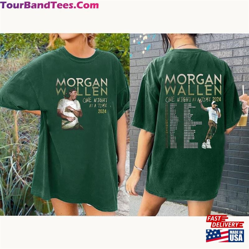 One Night At A Time Morgan Wallen Tour Shirt Sweatshirt Cowboy Merch T-Shirt 29Uf211922 – Utopia Fashion