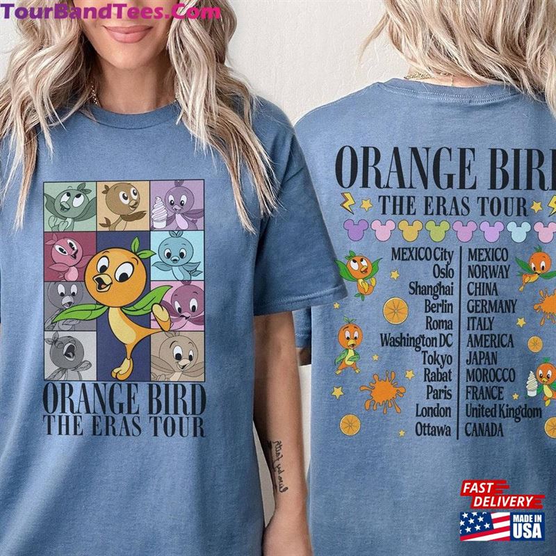 Orange Bird Epcot World Tour Shirt The Eras Flowers And Garden Hoodie Unisex 29Uf194765 – Utopia Fashion