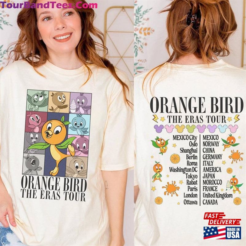 Orange Bird Epcot World Tour Shirt The Eras Flowers And Garden Hoodie Unisex 29Uf194765 – Utopia Fashion