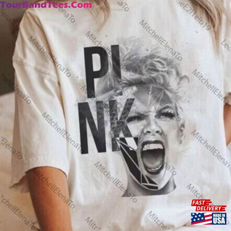 P!Nk Concert Merch Pink Singer 90S Vintage Tee Hoodie T-Shirt 29Uf193390 – Utopia Fashion