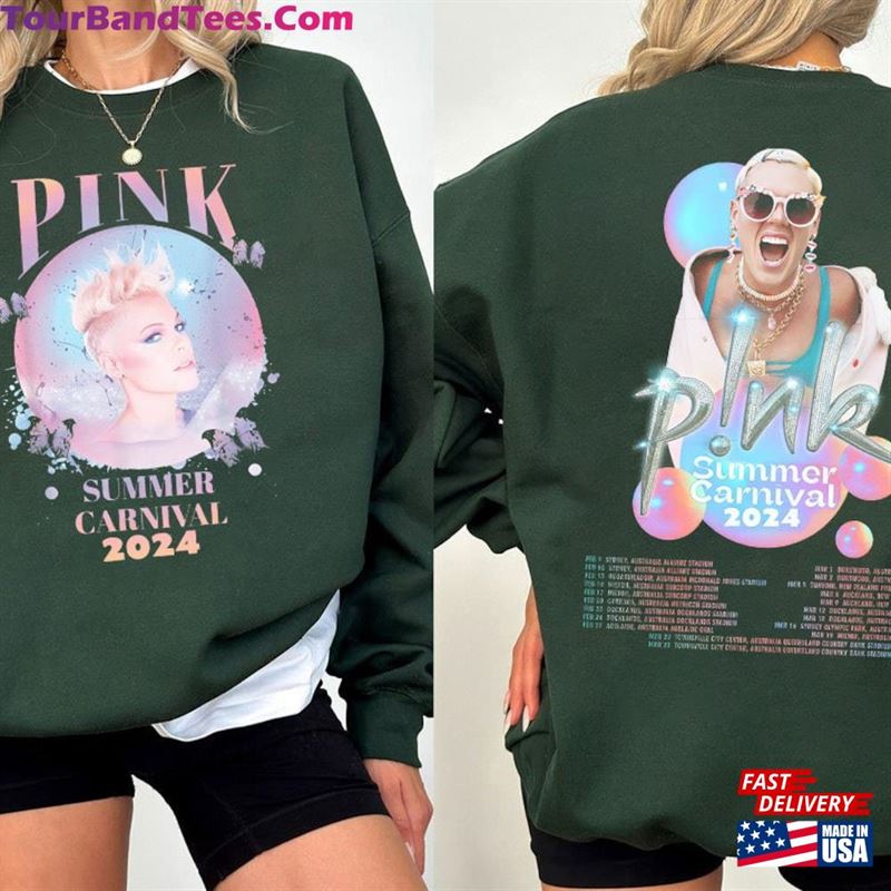 P!Nk 2Side Summer Carnival Pink Singer Tour Unisex Sweatshirt 29Uf194683 – Utopia Fashion