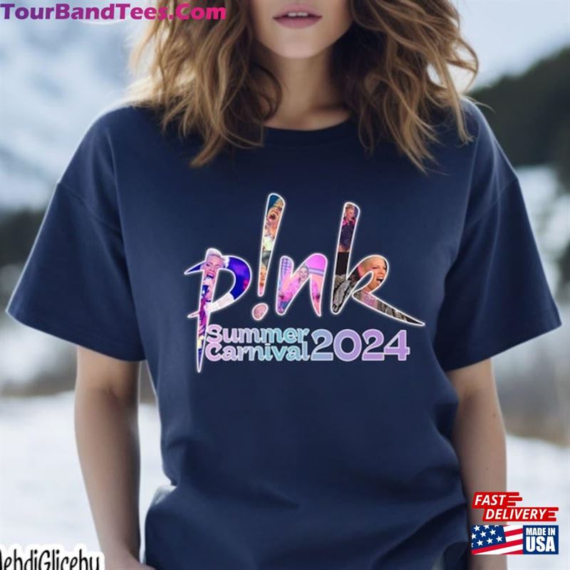 P!Nk Pink Singer Summer Carnival Tour Shirt Fan Lovers Music T-Shirt Classic 29Uf194040 – Utopia Fashion