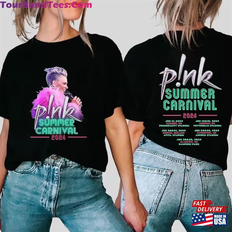 P!Nk Pink Singer Summer Carnival Tour Shirt Uk Festival Unisex Classic 29Uf194793 – Utopia Fashion