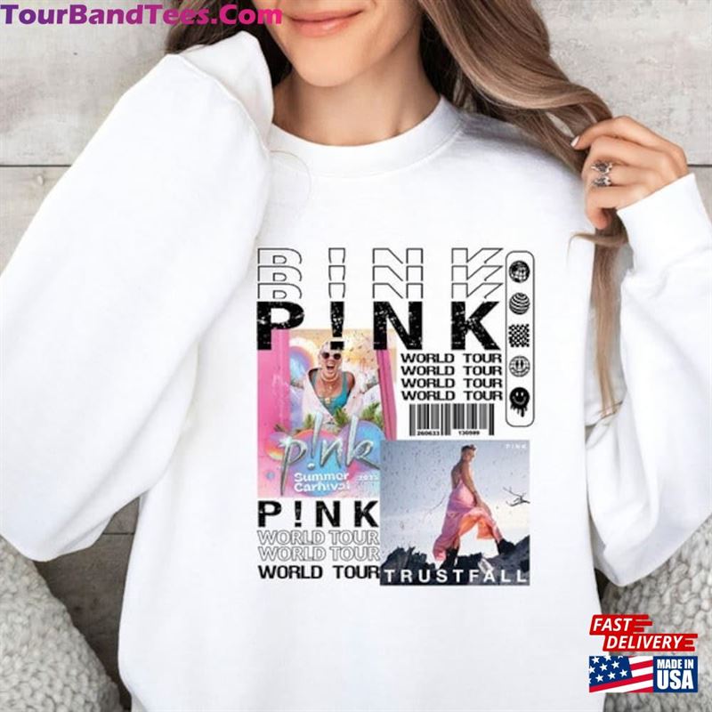 P!Nk Pink Singer Summer Carnival Tour T-Shirt Trustfall Album Shirt Unisex Hoodie 29Uf193546 – Utopia Fashion