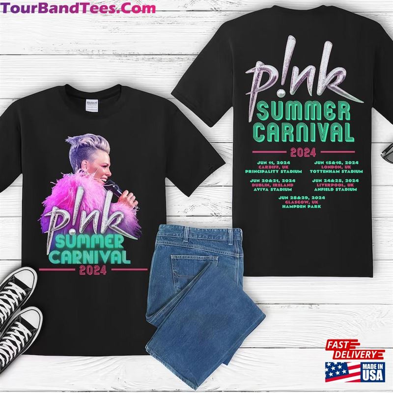 P!Nk Pink Singer Uk Summer Carnival Festival Tour T-Shirt Hoodie Hoodys M L Classic Sweatshirt 29Uf211423 – Utopia Fashion