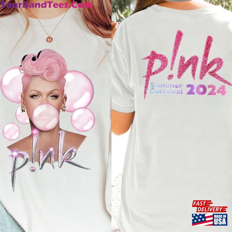 P!Nk Summer Carnival Shirt Trustfall Album Tee T-Shirt Pink Singer Tour Sweatshirt 29Uf194049 – Utopia Fashion