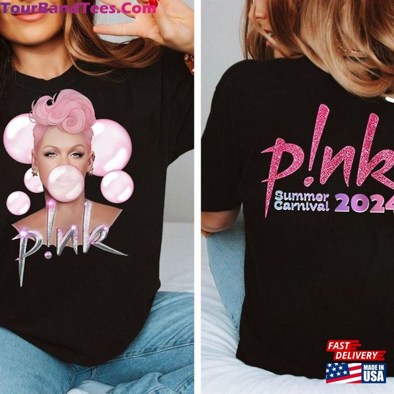 P!Nk Summer Carnival Shirt Trustfall Album Tee T-Shirt Pink Singer Tour Sweatshirt 29Uf194049 – Utopia Fashion