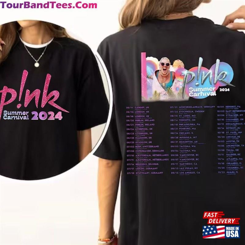 P!Nk Summer Carnival Trustfall Album Tee Pink Singer Tour Hoodie Sweatshirt 29Uf194208 – Utopia Fashion