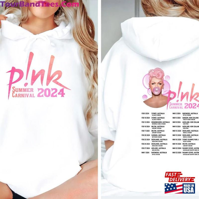 P!Nk Summer Carnival Trustfall Album Tee Pink Singer Tour Music Festival Long Sleeve Concert Apparel Clothing Hoodie Sweatshirt T-Shirt 29Uf194260 – Utopia Fashion