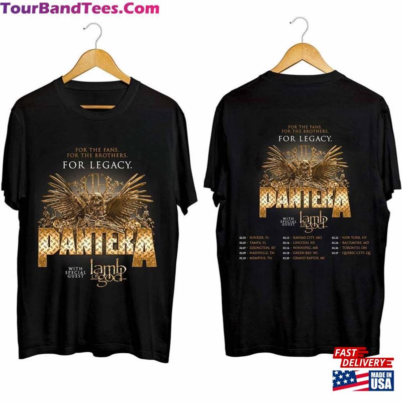 Pantera Tour With Lamp Of God Shirt Band For Fan Metal Rock Concert Hoodie T-Shirt 29Uf194281 – Utopia Fashion