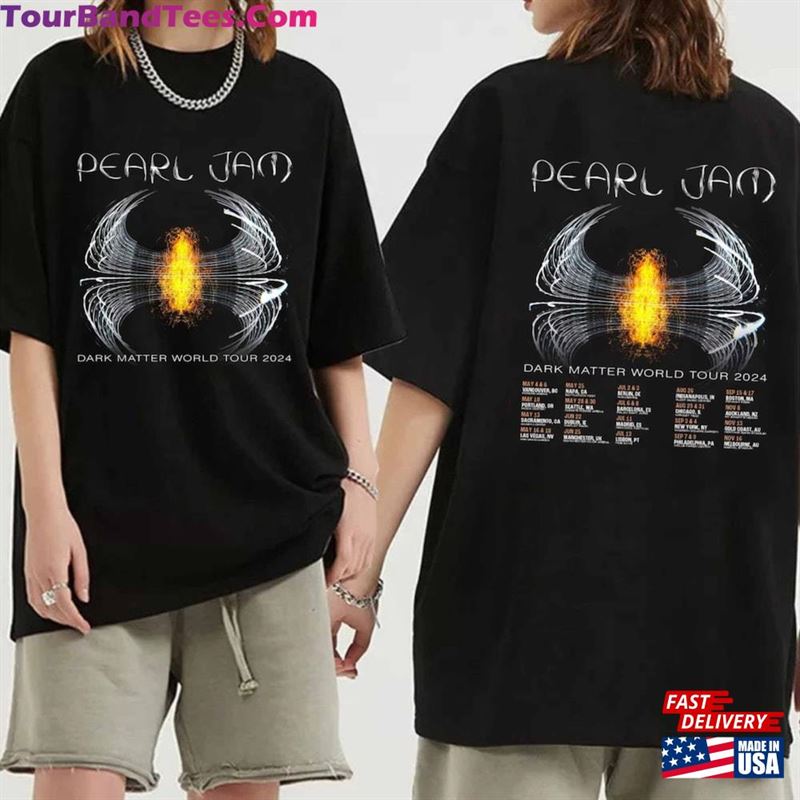 Pearl Jam Dark Matter World Tour Shirt Concert Sweatshirt Hoodie 29Uf194565 – Utopia Fashion