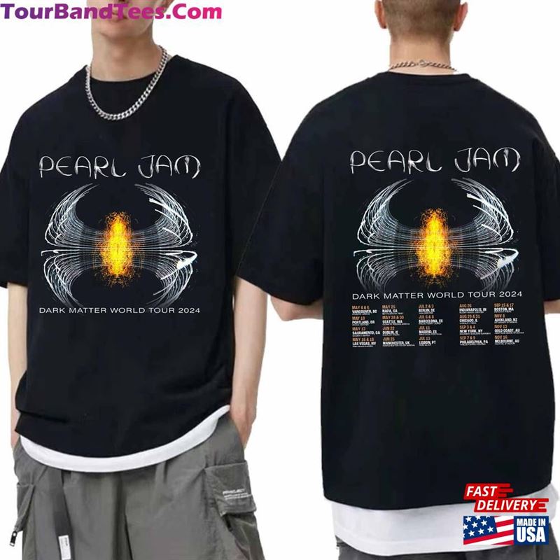 Pearl Jam Dark Matter World Tour Shirt Concert T-Shirt Classic 29Uf191955 – Utopia Fashion