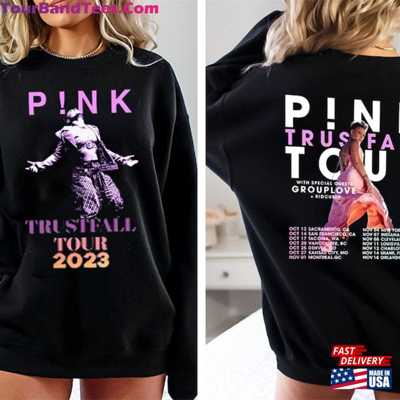 Pink Trustfall Tour Sweatshirt Summer Carnival Singer Concert T-Shirt Hoodie Classic 29Uf211801 – Utopia Fashion