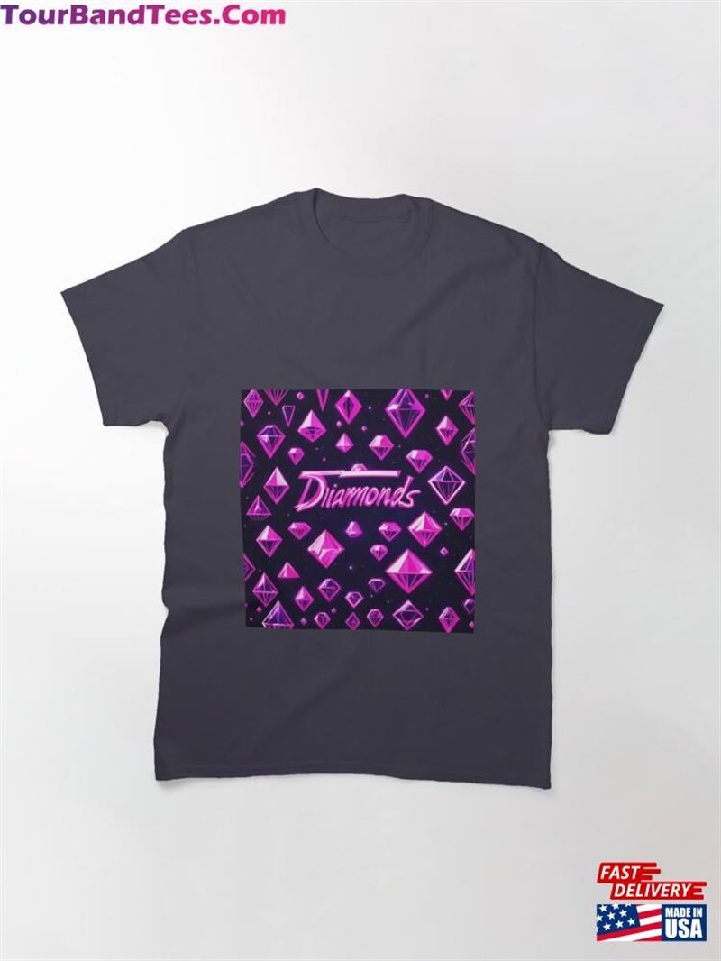 Pink Diamonds Classic T-Shirt Unisex 29Uf206754 – Utopia Fashion