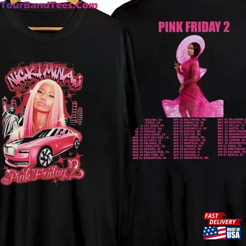 Pink Friday Nic Ki Mi Naj Tour T-Shirt Merch Shirt Classic 29Uf191622 – Utopia Fashion