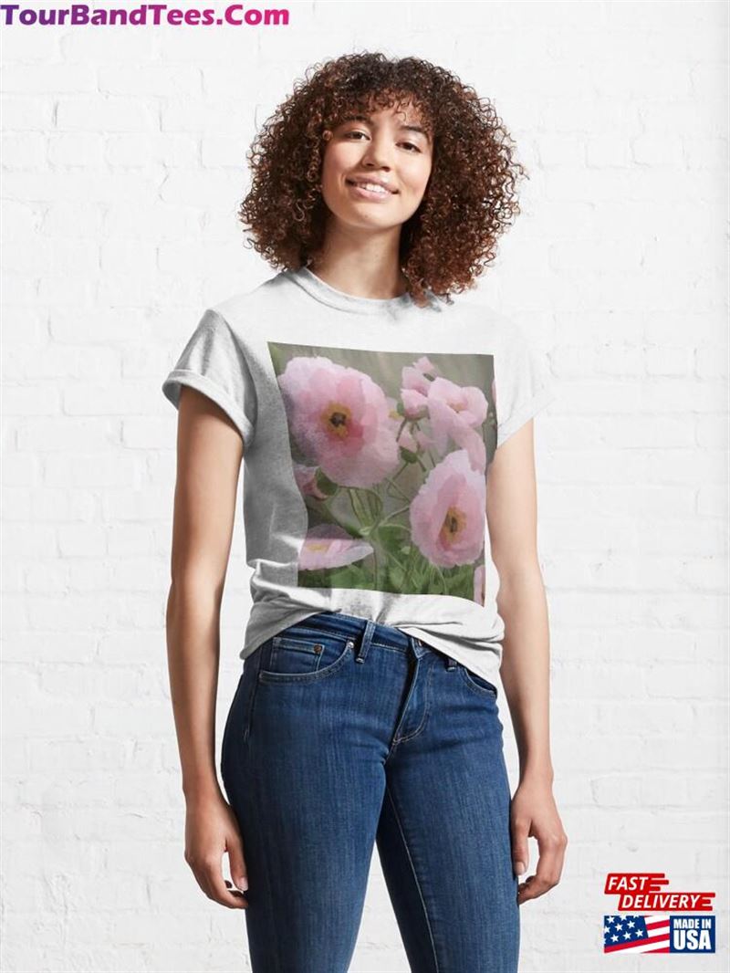 Pink Poppies Classic T-Shirt Sweatshirt 29Uf192636 – Utopia Fashion