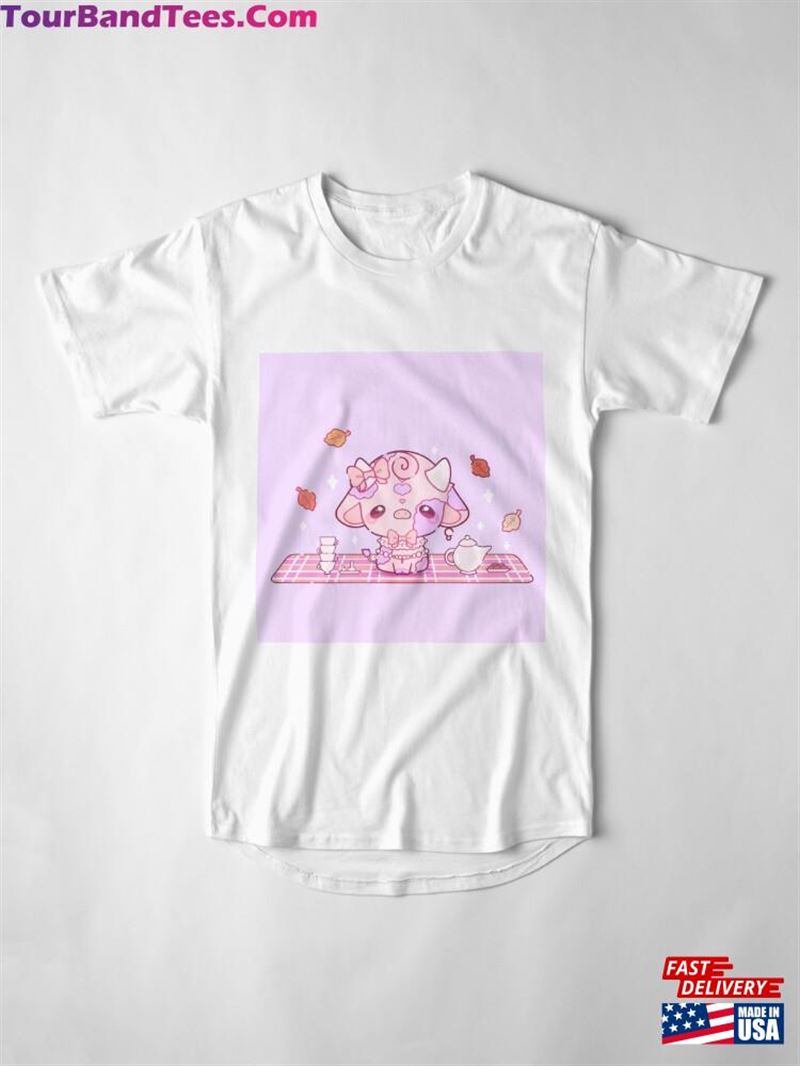 Pink Tea Party Cow Art Print Long T-Shirt Unisex 29Uf201908 – Utopia Fashion