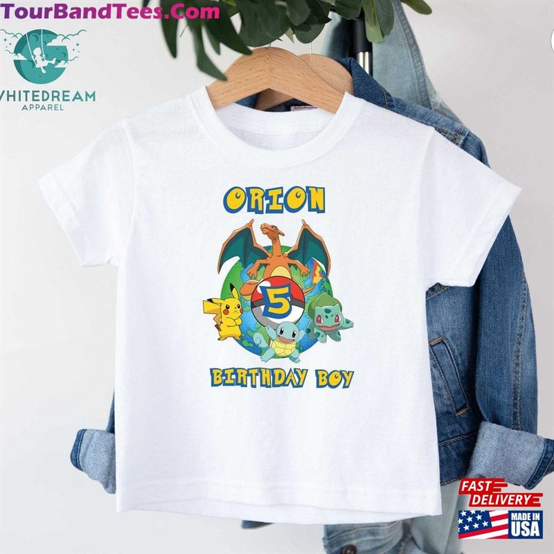 Pokemon Birthday Boy T-Shirt Gift For Shirt Classic Unisex 29Uf206516 – Utopia Fashion